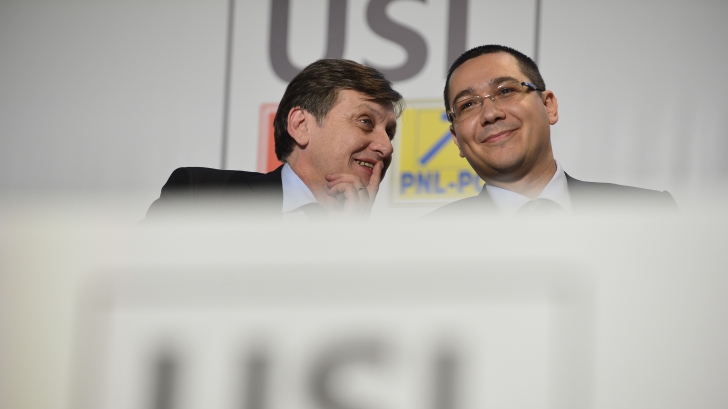 Antonescu şi Ponta, întrebaţi dacă îşi menţin acuzaţiile de MINCIUNĂ: E comentariu, nu întrebare / Foto: MEDIAFAX