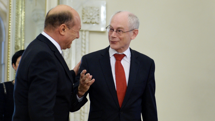 Băsescu se întâlneşte cu Van Rompuy, la Bruxelles / Foto: MEDIAFAX