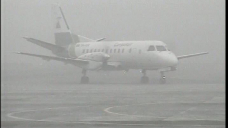 Şapte curse aeriene sunt afectate de ceaţă, la Cluj