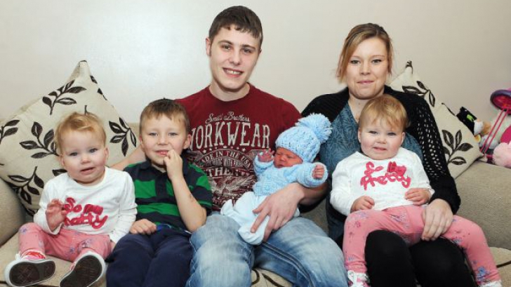 Toţi cei patru copii ai unei familii din Cumbria, Marea Britanie, au aceeaşi zi de naştere, 12 ianuarie