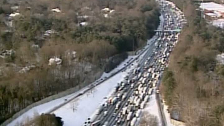 Mii de şoferi blocaţi în Atlanta