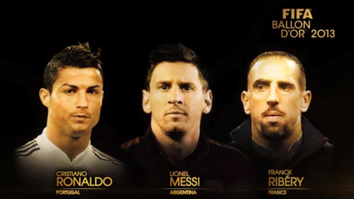Messi, Cristiano sau Ribery? Toate COTELE la PARIURI pentru BALONUL DE AUR 2013