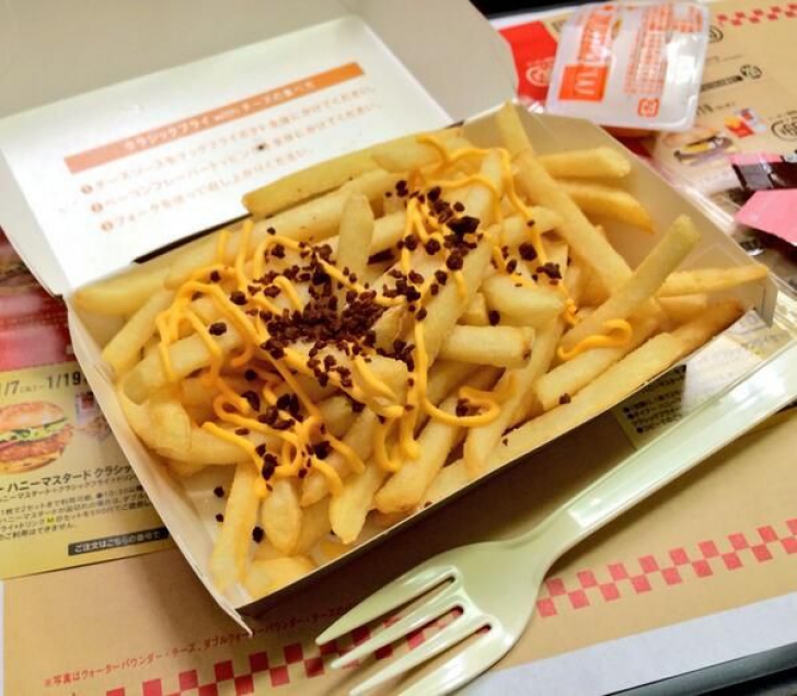 Cartofi prăjiţi de la McDonads din Japonia