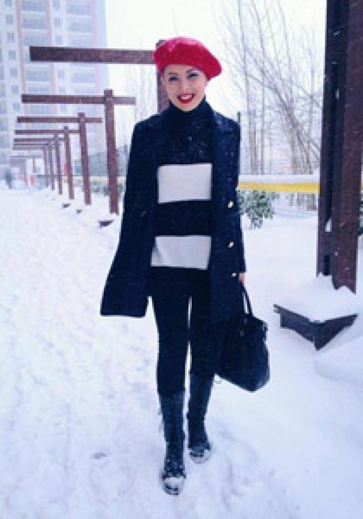 Stil de iarnă: Elena Gheorghe