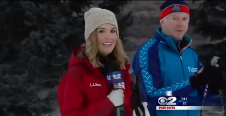O jurnalistă de la televiziunea KUTV din Utah, SUA, a leşinat în timpul unui reportaj live realizat pe o pârtie de schi
