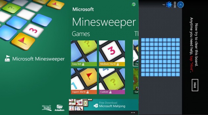 Microsoft Minesweeper, o amintire din copilărie actualizată pentru WP8