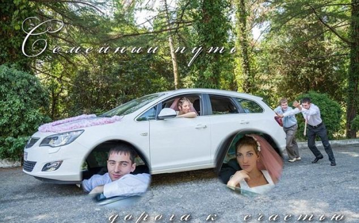 Poze de nuntă bizare în Rusia