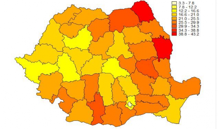 Cum arată harta sărăciei în România, realizată de Banca Mondială