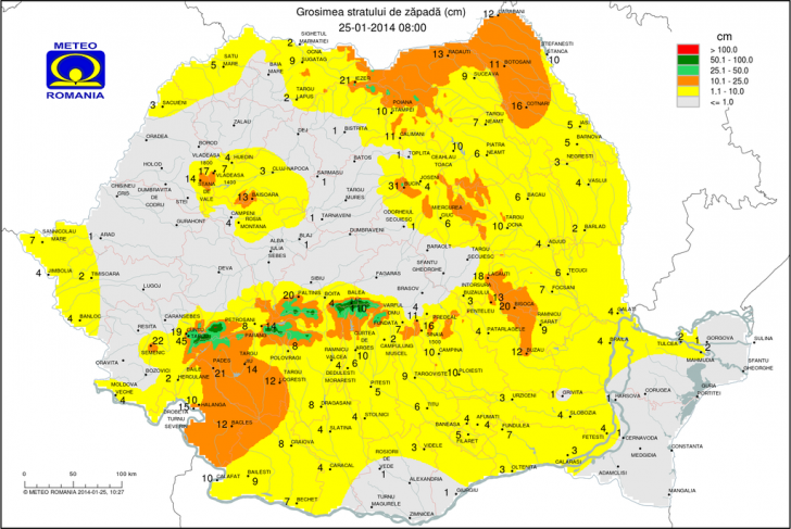 GROSIMEA STRATULUI DE ZĂPADĂ