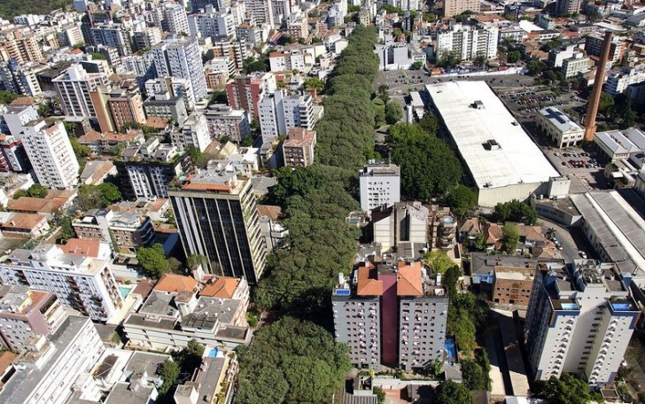 Strada din centrul oraşului brazilian Rua Goncalo de Carvalho