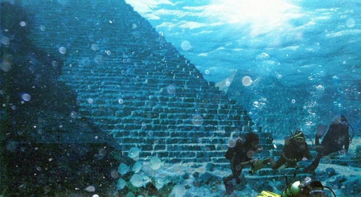Piramida subacvatică descoperită de portughezi
