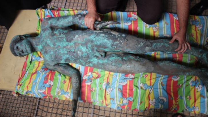 O statuie a lui Apollo, estimată la 250 de milioane de euro, a fost descoperită în Fâşia Gaza