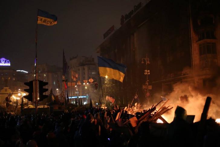UCRAINA. Lupte sângeroase au avut loc la Kiev