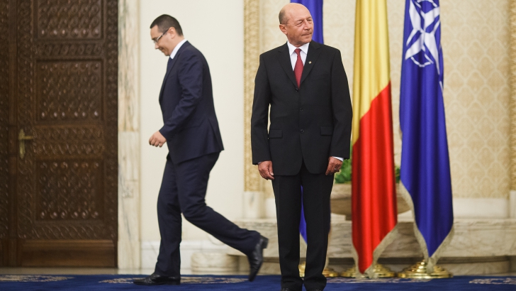 Victor Ponta şi Traian Băsescu se aseamănă, crede jurnalistul Cristian Tudor Popescu. Foto: Mediafax Foto