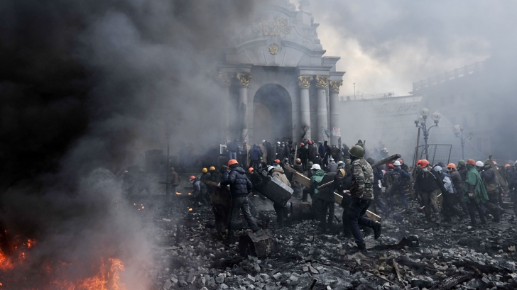 Imagini impresionante din Kiev