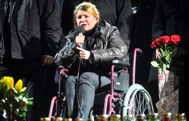Iulia Timoşenko vrea ca protestatarii din Kiev să facă parte din guvern
