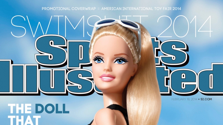 Păpuşa Barbie, pe coperta revistei Sports Illustrated