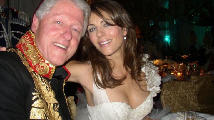 Președintele Bill Clinton ar fi avut o relație amoroasă cu actrița Elizabeth Hurley