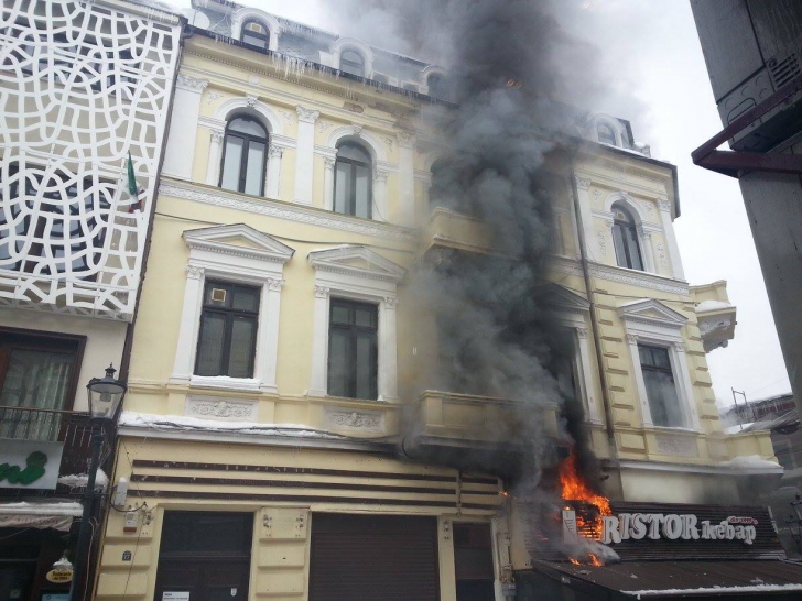 Dristor Kebap a luat foc  FOTO: Maria Alexa Popescu/Metropotam