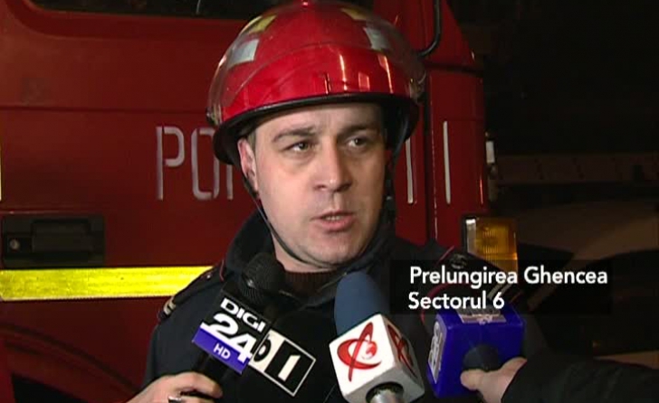 Două incendii violente în Bucureşti