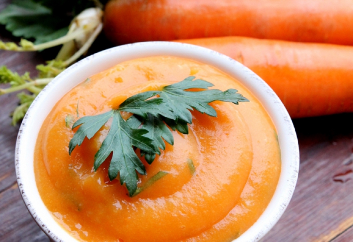 piure de morcovi dieta)