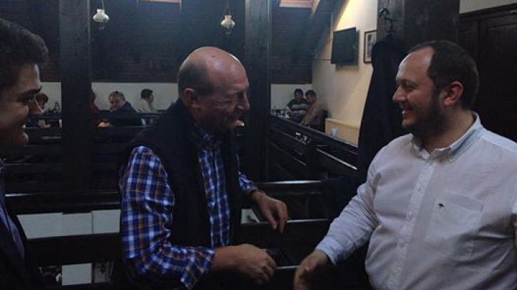 Traian Băsescu, întâlnire de taină la un restaurant din Capitală