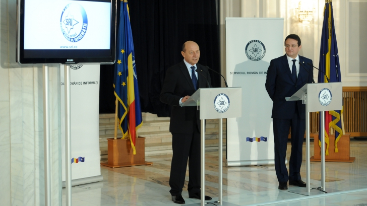 Băsescu: SRI, un club de oameni serioşi, nu a mai 'beneficiat' de influenţa partidelor / Foto: presidency.ro