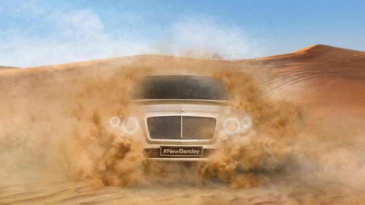 Bentley SUV: Bentley publică prima imagine cu viitorul său SUV