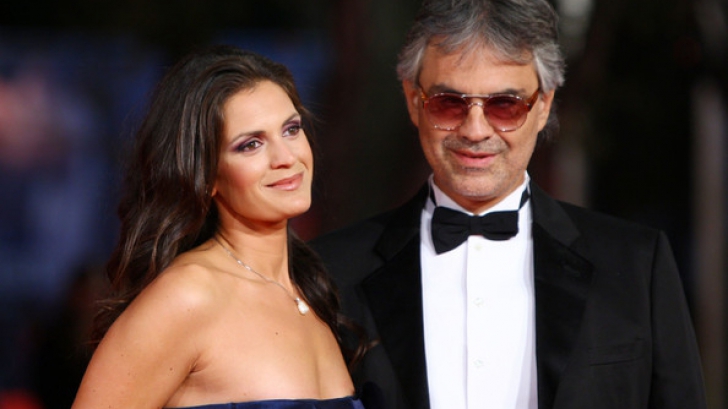 Andrea Bocelli s-a căsătorit cu partenera sa de viaţă, Veronica Berti