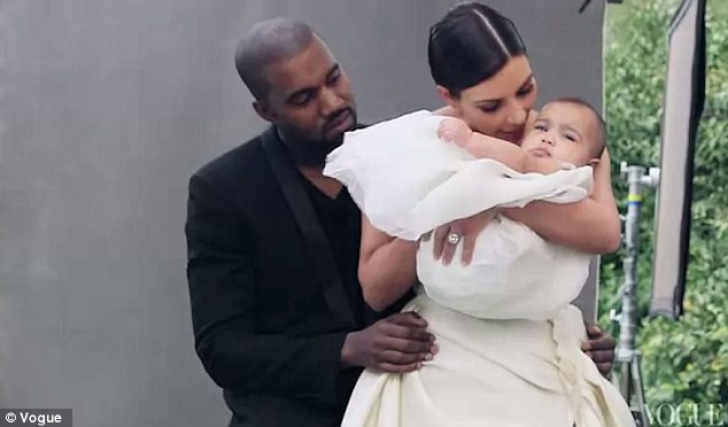 Kim Kardashian şi Kanye West, pe coperta Vogue