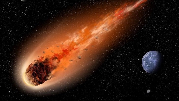 Astronomii au monitorizat dezintegrarea misterioasă a unui asteroid