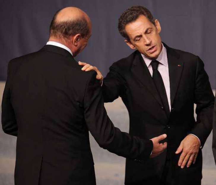 Traian Băsescu şi Nicolas Sarkozy