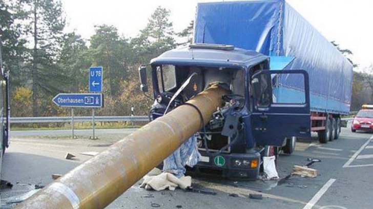 Accident îngrozitor de camion