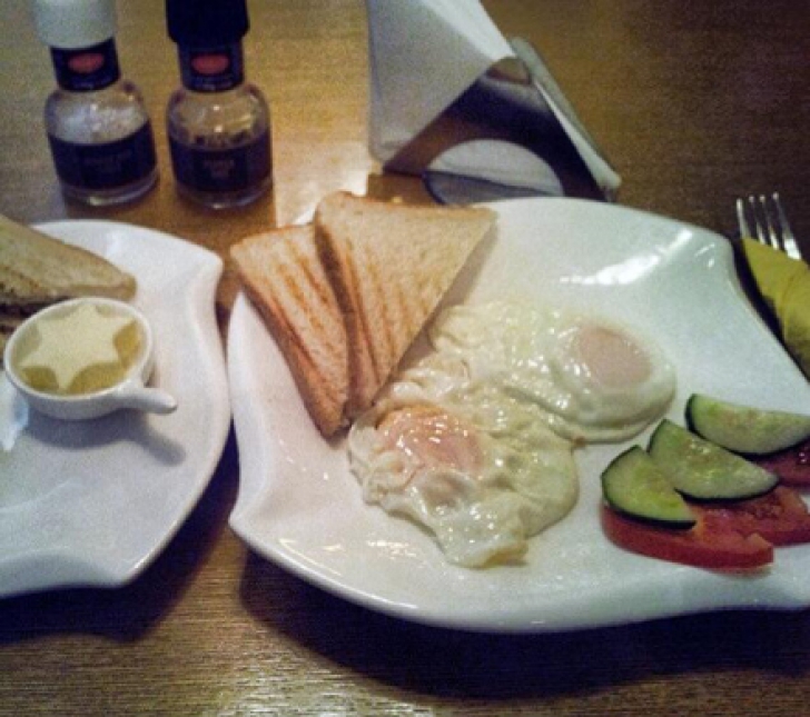 Micul dejun postat de Bianca Dragusanu pe internet