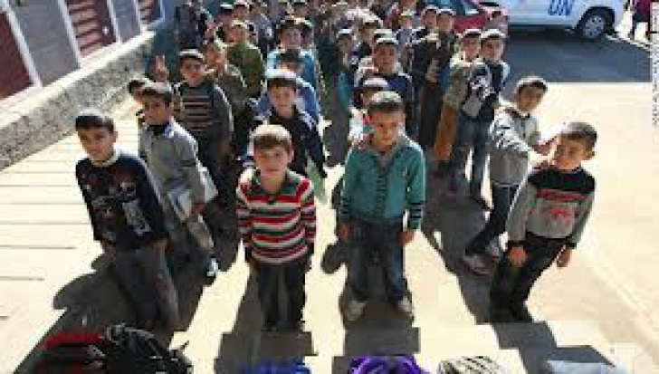 ONU: Aproximativ 5,5 milioane de copii sunt afectaţi de războiul din Siria