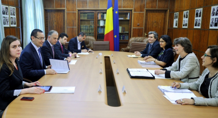 Laura Tuck s-a întâlnit cu Victor Ponta şi Ministrul de Finanţe