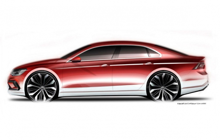 Volkswagen Midsize Coupe sau cum va arăta un viitor Jetta coupe cu patru uşi