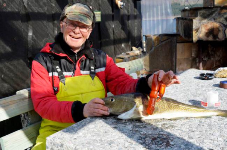 Captura incredibilă a unui pescar, în Norvegia