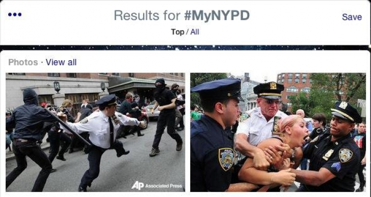 Brutalitatea poliţiştilor americani, în imagini. Campanie virală pe Twitter