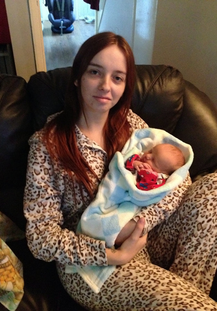 Sophie Aldridge a născut fără să ştie că e însărcinată