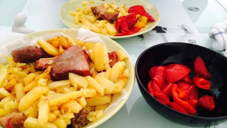 Andreea Esca a postat pe Facebook o fotografie care conținea masa ei de duminică
