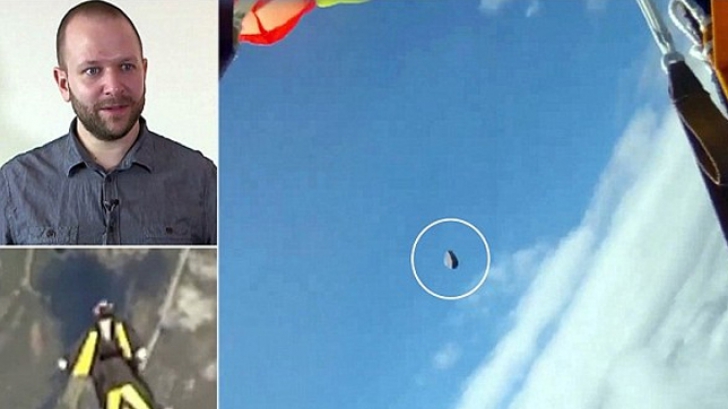 Norocul unui paraşutist care a fost la un pas de ciocnirea cu un meteorit