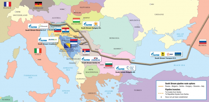 Conducta South Stream va ocoli România
