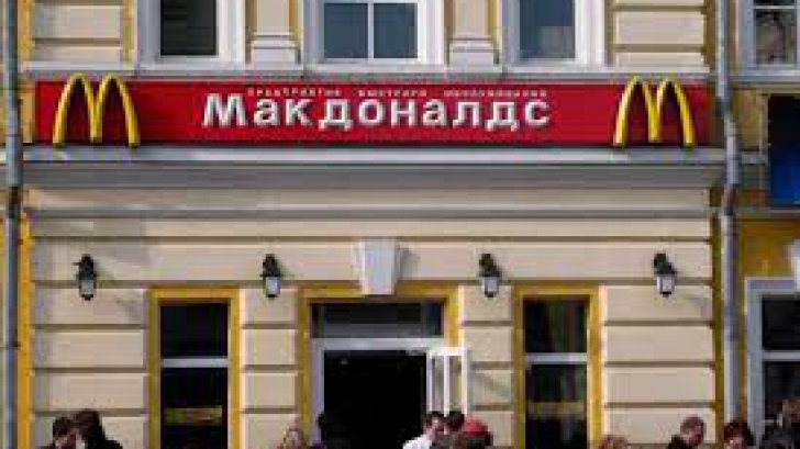 Rușii, ostili lanțului de fast-food McDonald's pe teritoriul țării lor