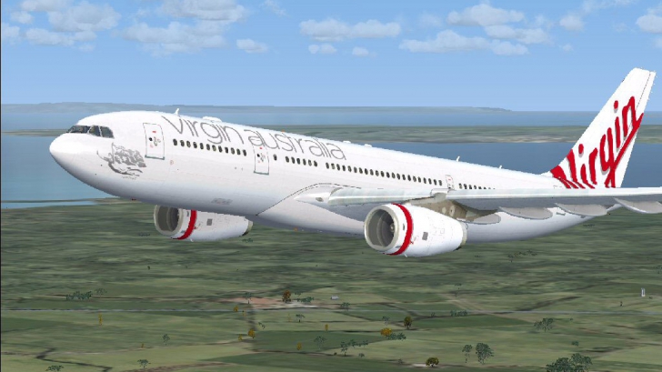 Un avion al companiei Virgin Australia, DETURNAT SPRE INDONEZIA