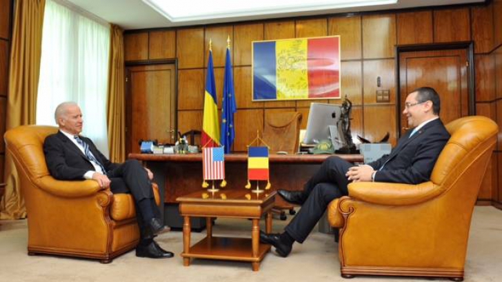 JOE BIDEN, întâlnire cu Victor Ponta, la Guvern / Foto: facebook.com