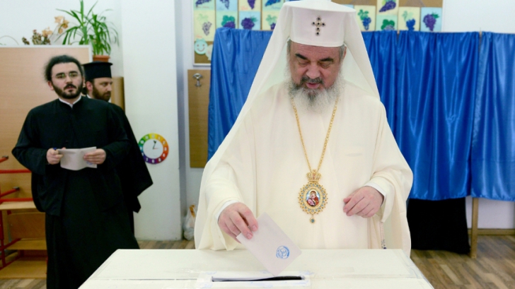 Patriarhul Daniel, la vot