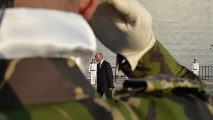 Băsescu, aşteptat la ceremonia de admitere a Consiliului din România în Liga Navală a SUA / Foto: Arhiva MEDIAFAX