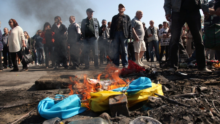 INCENDIU VIOLENT la Odesa: 5 transnistreni şi 15 ruşi, printre persoanele decedate / Foto: MEDIAFAX