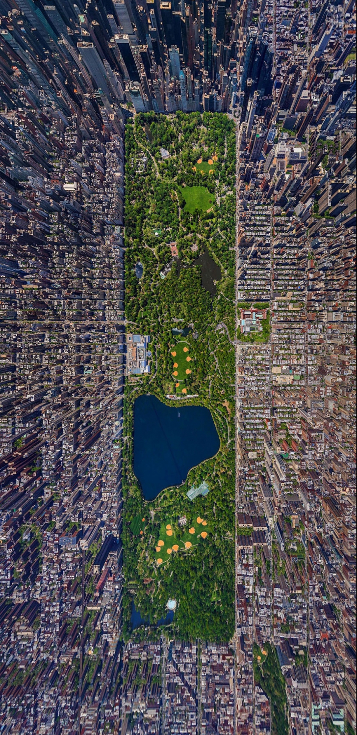 Central Park (New York) vazut din alt unghi
